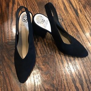 Vince Camuto Black suede heels